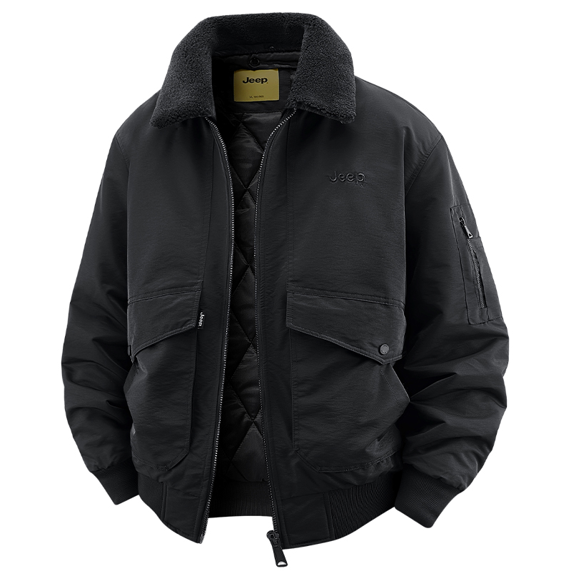 Пуховик мужской Lapel Moderate Pilot Jeep, черный
Пуховик мужской Lapel Moderate Pilot Jeep, черный