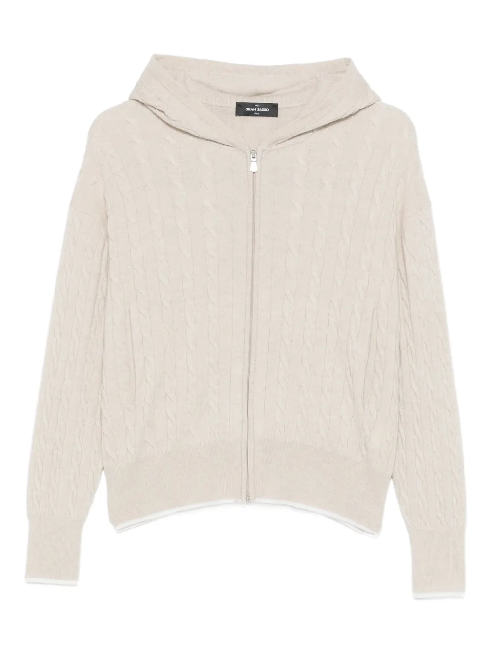 Худи фактурной вязки Gran Sasso, нейтральный
Худи фактурной вязки Gran Sasso, нейтральный