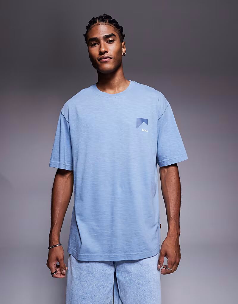 Футболка Polar Regular Fit с принтом на спине, светло-голубого цвета Boss Orange
Футболка Polar Regular Fit с принтом на спине, светло-голубого цвета Boss Orange