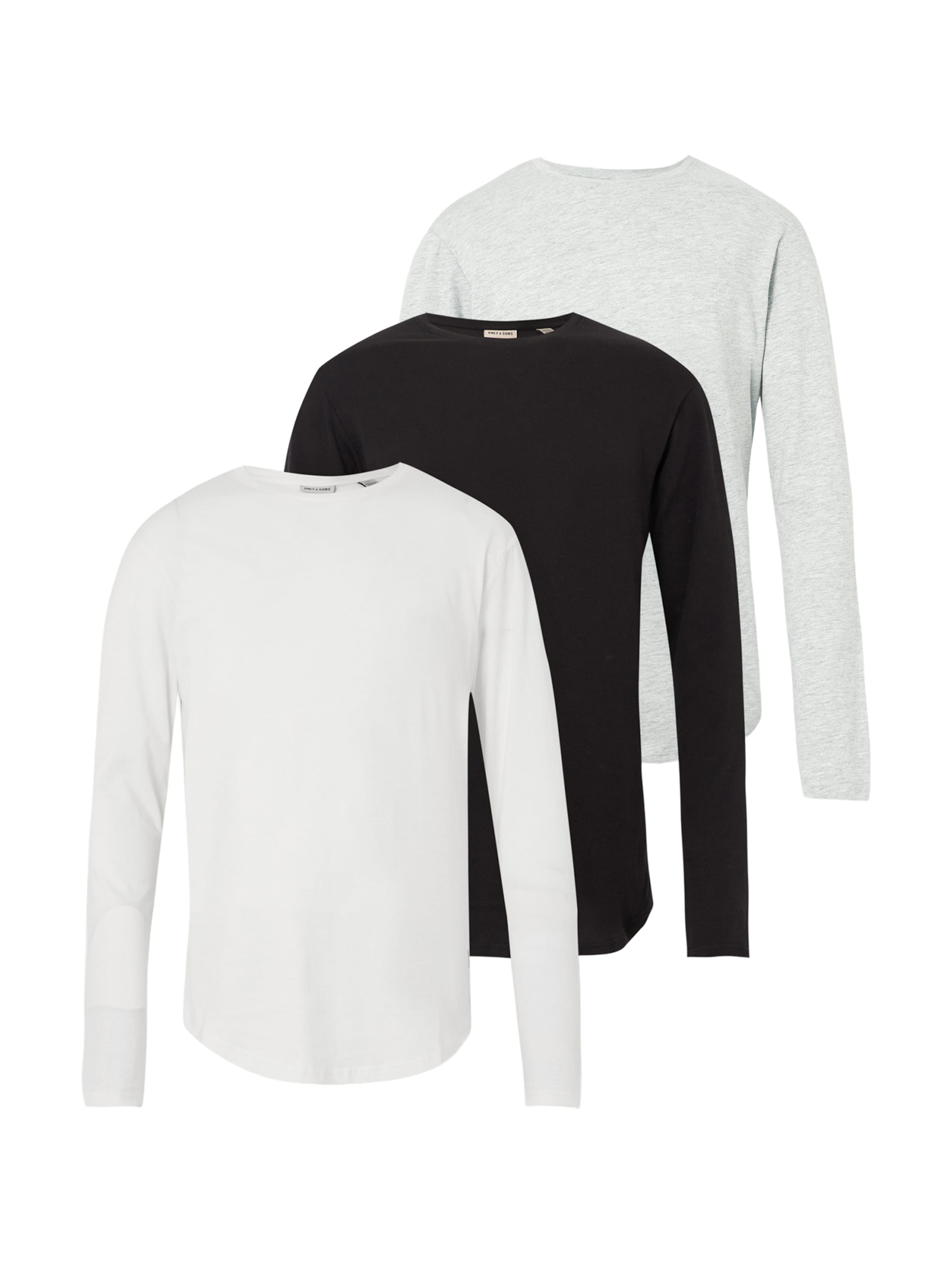 Only & Sons Футболка 'ONSMATT' в крапчатом сером, черном, белом
Only & Sons Футболка 'ONSMATT' в крапчатом сером, черном, белом