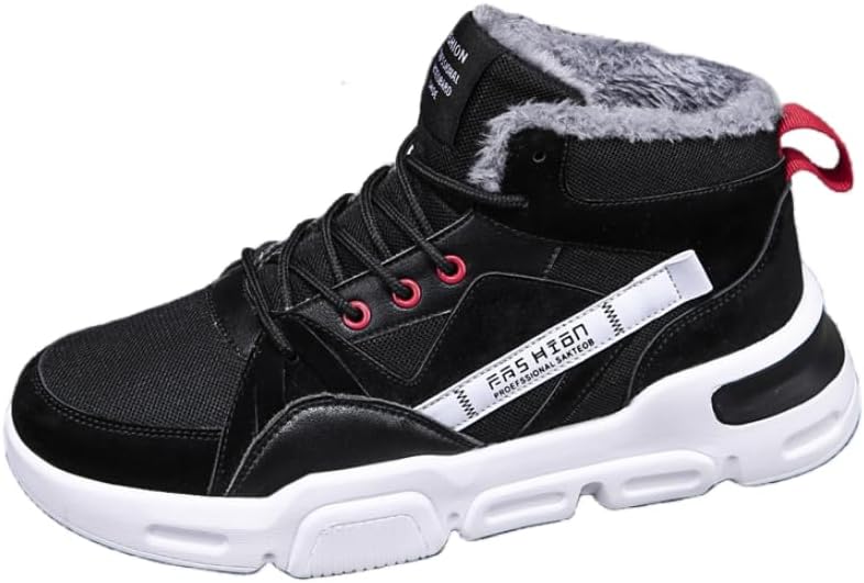 Мужские зимние спортивные кроссовки с флисовой подкладкой - утепленная модель с легкой противоскользящей подошвой для холодной погоды Hoalox, черный
Мужские зимние спортивные кроссовки с флисовой подкладкой - утепленная модель с легкой противоскользящей подошвой для холодной погоды Hoalox, черный