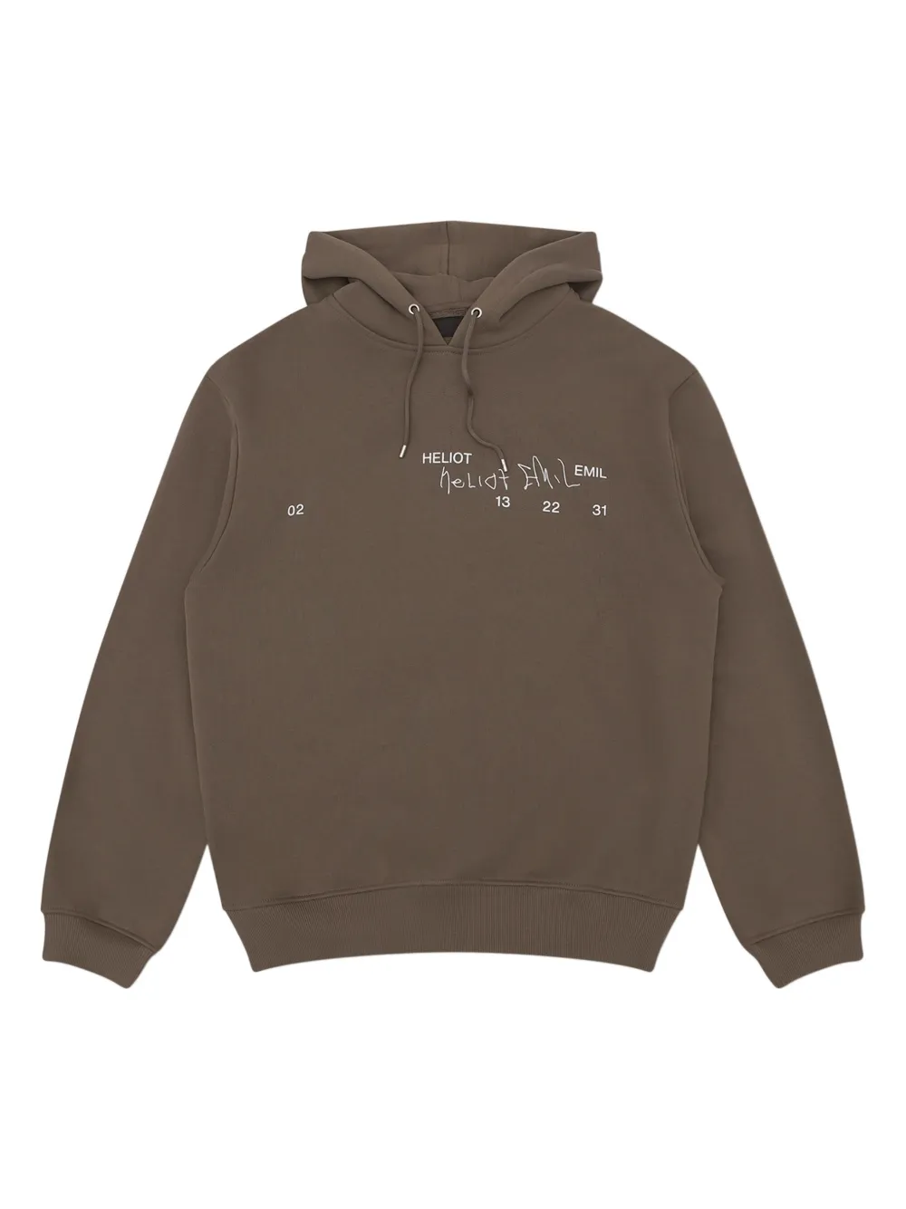 Худи с логотипом Heliot Emil, коричневый
Худи с логотипом Heliot Emil, коричневый