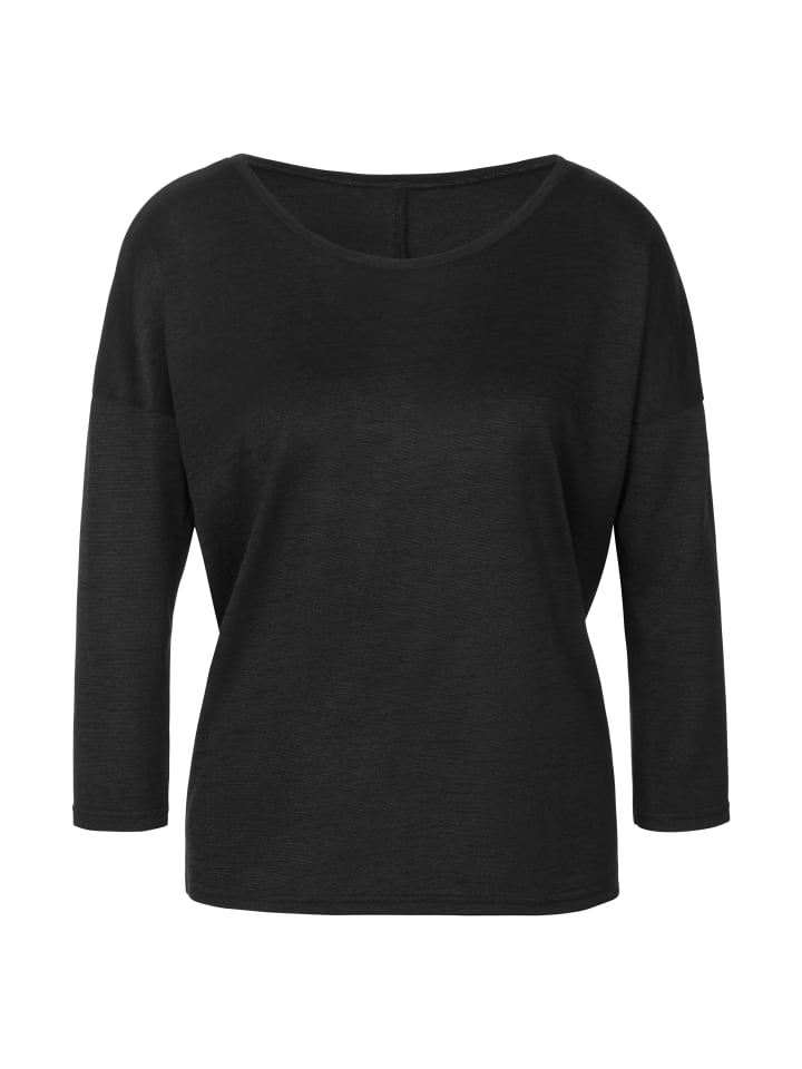 Рубашка с рукавами 3/4 черного цвета LASCANA
Рубашка с рукавами 3/4 черного цвета LASCANA