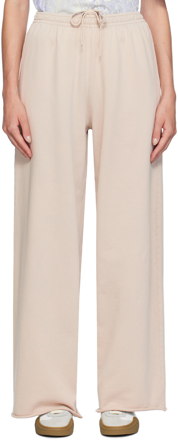 Бежевые брюки для дома с аппликацией логотипа Acne Studios
Бежевые брюки для дома с аппликацией логотипа Acne Studios