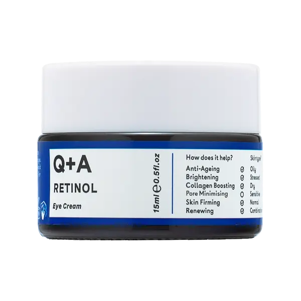 Крем для век с ретинолом, 15 мл Q+A Retinol
Крем для век с ретинолом, 15 мл Q+A Retinol