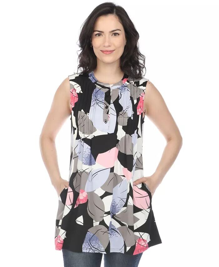 Женская туника без рукавов с плиссировкой спереди White Mark, розовый
Женская туника без рукавов с плиссировкой спереди White Mark, розовый