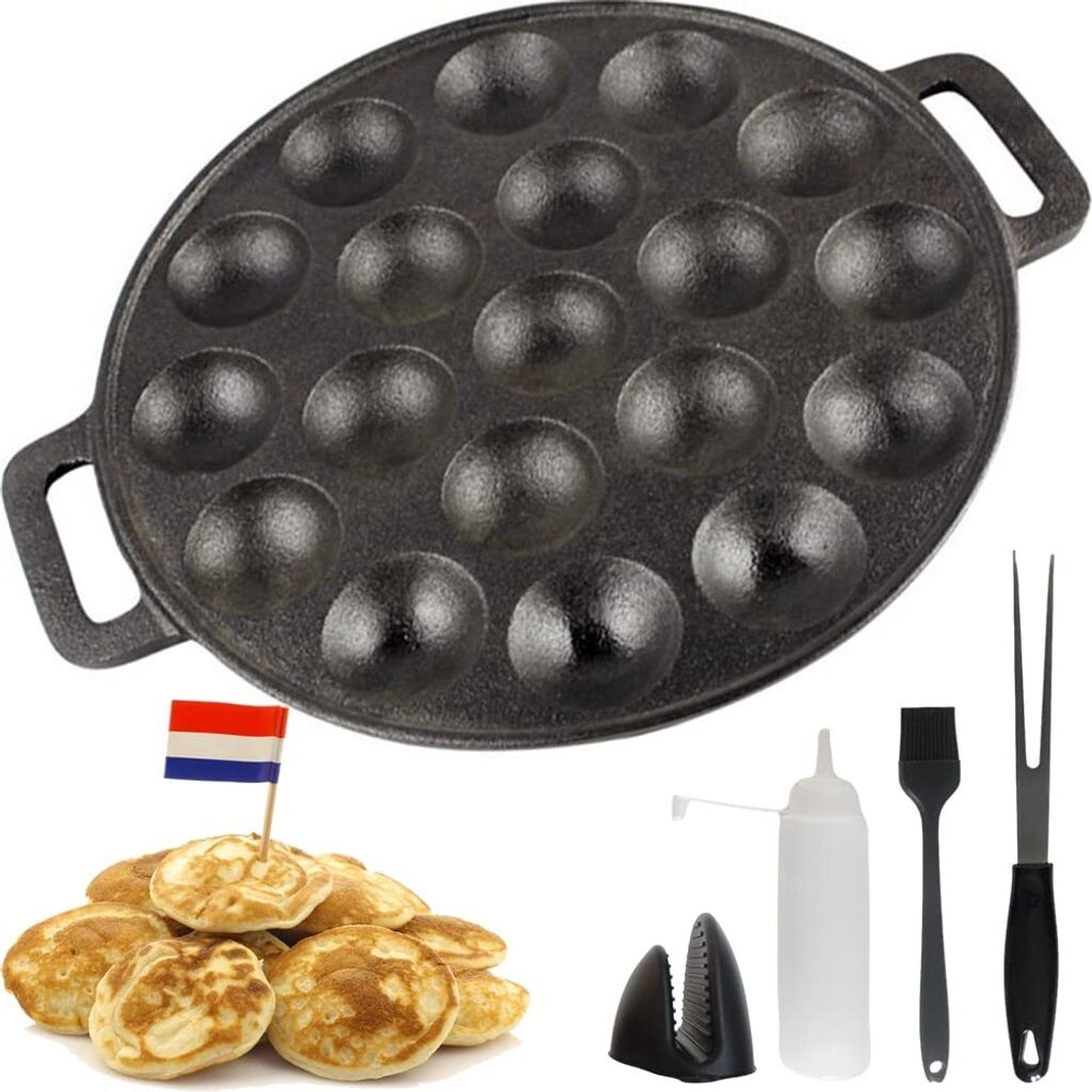 Набор чугунных сковородок YUGN Poffertjes, 24 см - Poffertjes Maker - Индукционная сковорода Poffertjes - электронная книга
Набор чугунных сковородок YUGN Poffertjes, 24 см - Poffertjes Maker - Индукционная сковорода Poffertjes - электронная книга