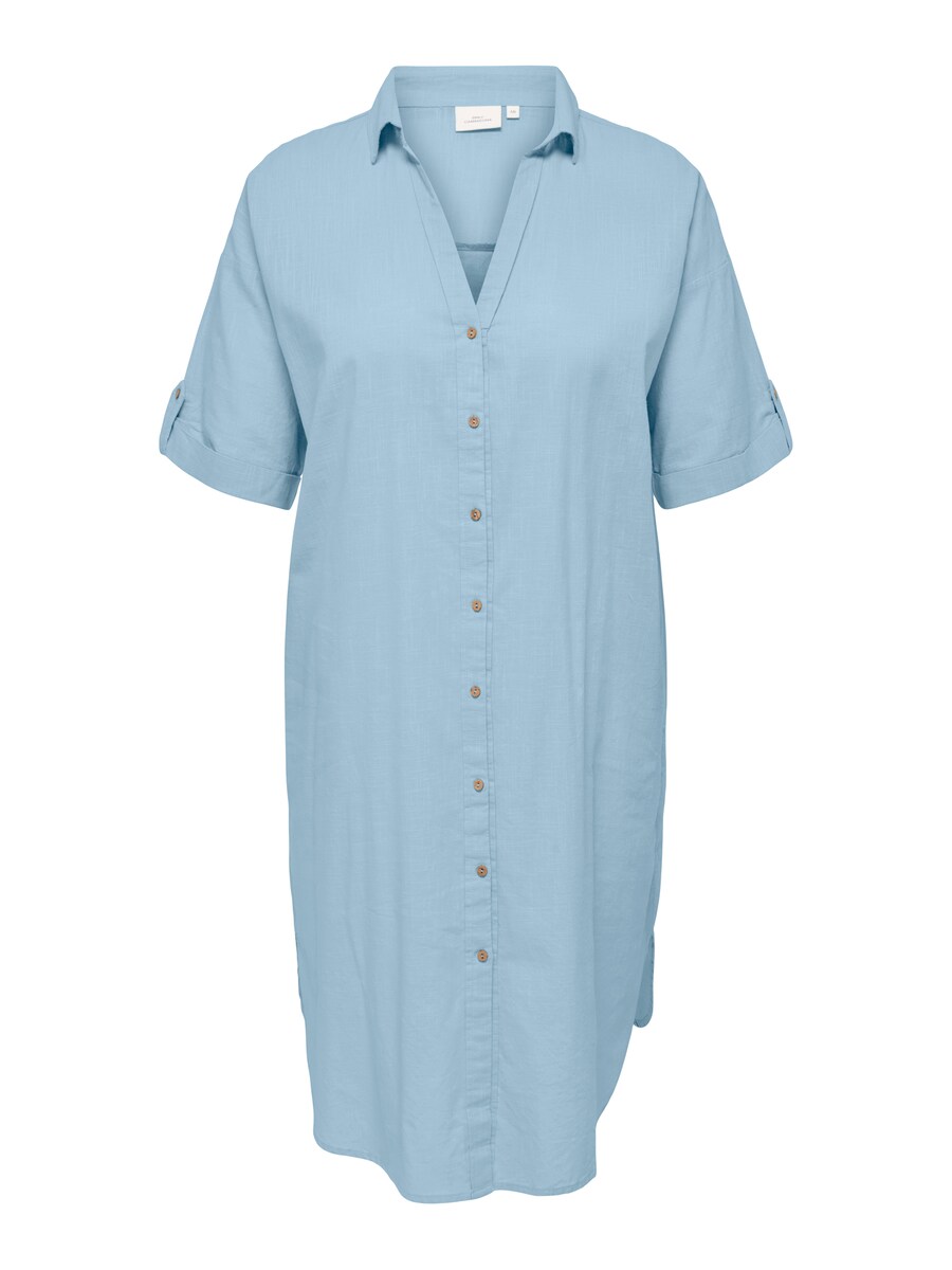 Платье-рубашка ONLY Carmakoma, светло-синий
Платье-рубашка ONLY Carmakoma, светло-синий