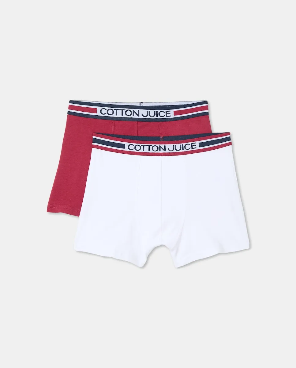 Набор из 2 однотонных трусов-боксеров для мальчика Cotton Juice, мультиколор
Набор из 2 однотонных трусов-боксеров для мальчика Cotton Juice, мультиколор
