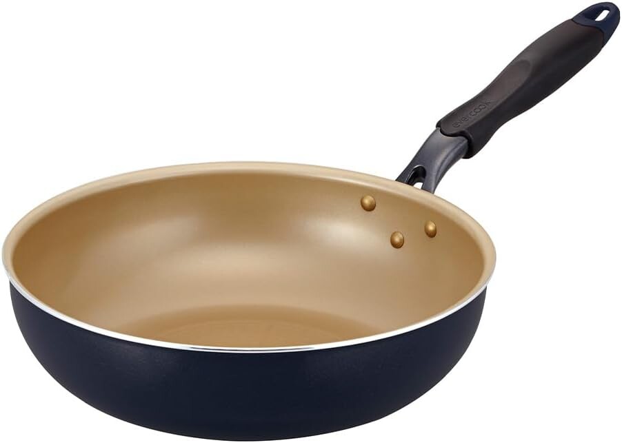 Кастрюля для фритюра Evercook, 11,0 дюймов (28 см), совместима со всеми источниками тепла (совместима с IH), сковорода с антипригарным покрытием, без ПФОК, темно-синий, Doshisha, Navy
Кастрюля для фритюра Evercook, 11,0 дюймов (28 см), совместима со всеми источниками тепла (совместима с IH), сковорода с антипригарным покрытием, без ПФОК, темно-синий, Doshisha, Navy