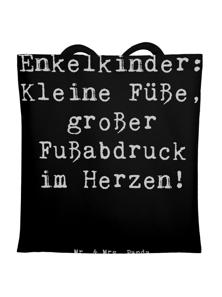 Сумка для переноски Mr & Mrs Panda Enkelkinder Fußabdruck, черный
Сумка для переноски Mr & Mrs Panda Enkelkinder Fußabdruck, черный