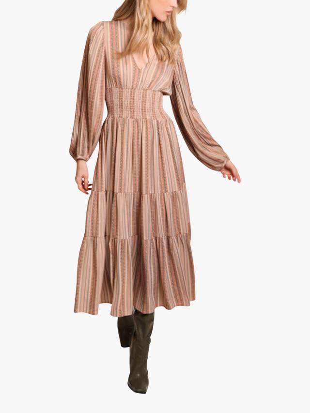 Платье миди Whisper Folklore в полоску Traffic People, Brown
Платье миди Whisper Folklore в полоску Traffic People, Brown