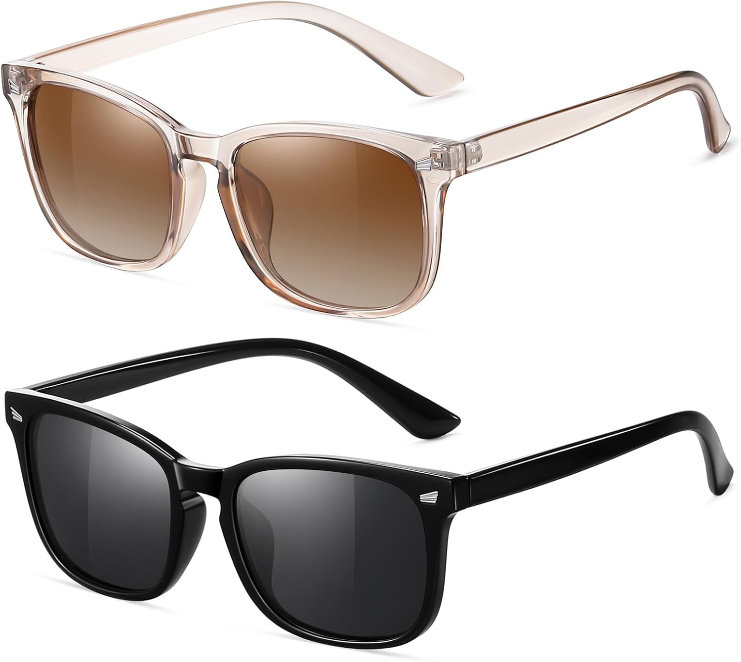 Поляризованные солнцезащитные очки FEIDUSUN для женщин и мужчин. Классические модные солнцезащитные очки с защитой от УФ-излучения, A16 Light Tea / Gradient Tea + Gloss Black / Grey
Поляризованные солнцезащитные очки FEIDUSUN для женщин и мужчин. Классические модные солнцезащитные очки с защитой от УФ-излучения, A16 Light Tea / Gradient Tea + Gloss Black / Grey