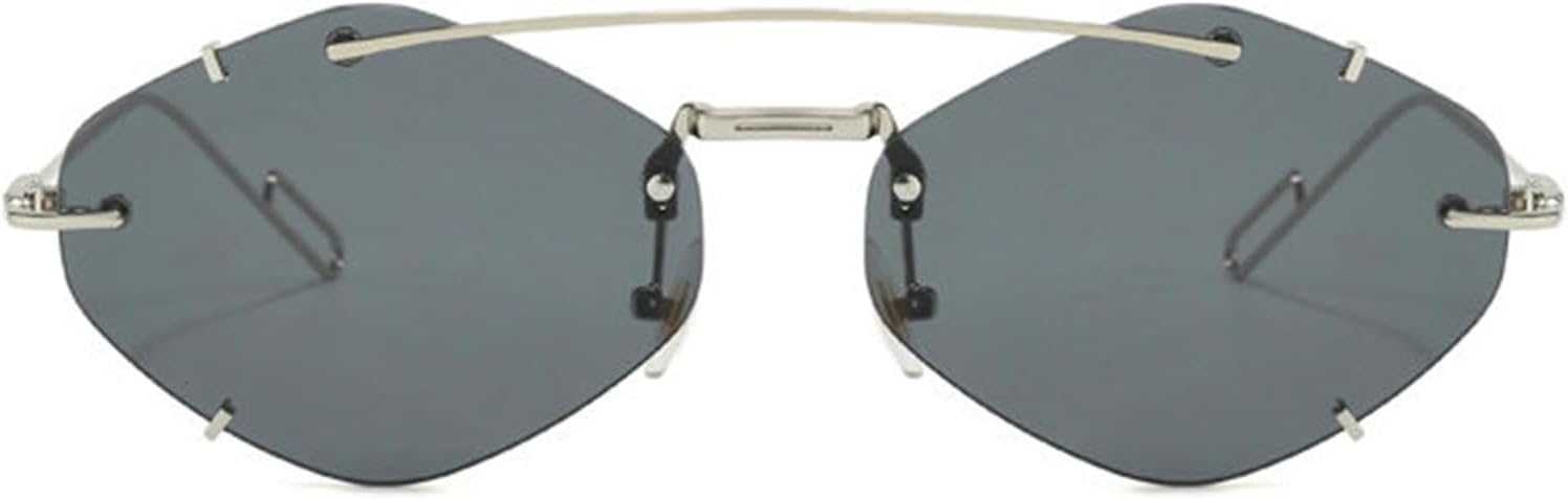 Солнцезащитные очки Willochra Rimless Y2K Punk Polygon для женщин, 2025 год, роскошные модные металлические очки неправильной формы для мужчин, защита от УФ-излучения UV400, C1
Солнцезащитные очки Willochra Rimless Y2K Punk Polygon для женщин, 2025 год, роскошные модные металлические очки неправильной формы для мужчин, защита от УФ-излучения UV400, C1