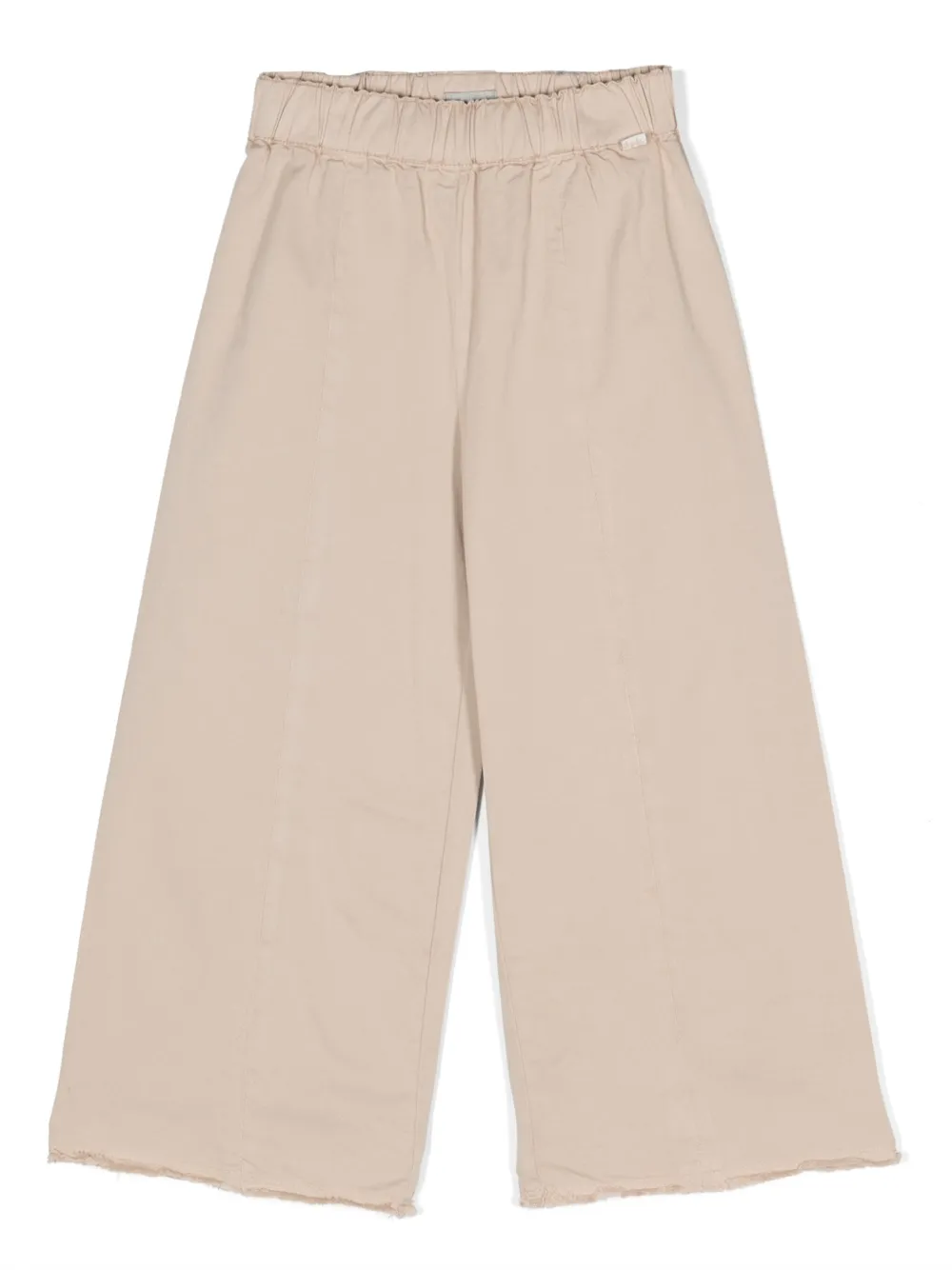 Твиловые брюки прямого кроя Il Gufo, нейтральный 
Твиловые брюки прямого кроя Il Gufo, нейтральный