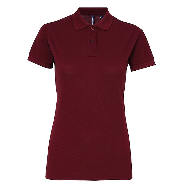 Женская поло с коротким рукавом из смесовой ткани Asquith & Fox, Burgundy
Женская поло с коротким рукавом из смесовой ткани Asquith & Fox, Burgundy