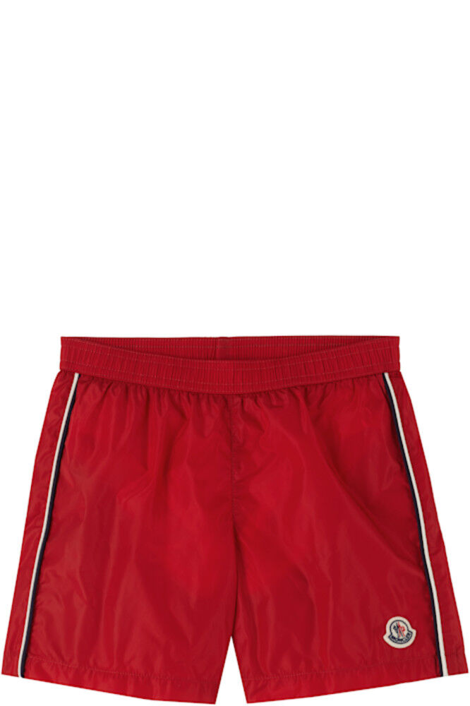 Шорты для плавания из красного нейлона для больших детей Moncler Enfant
Шорты для плавания из красного нейлона для больших детей Moncler Enfant