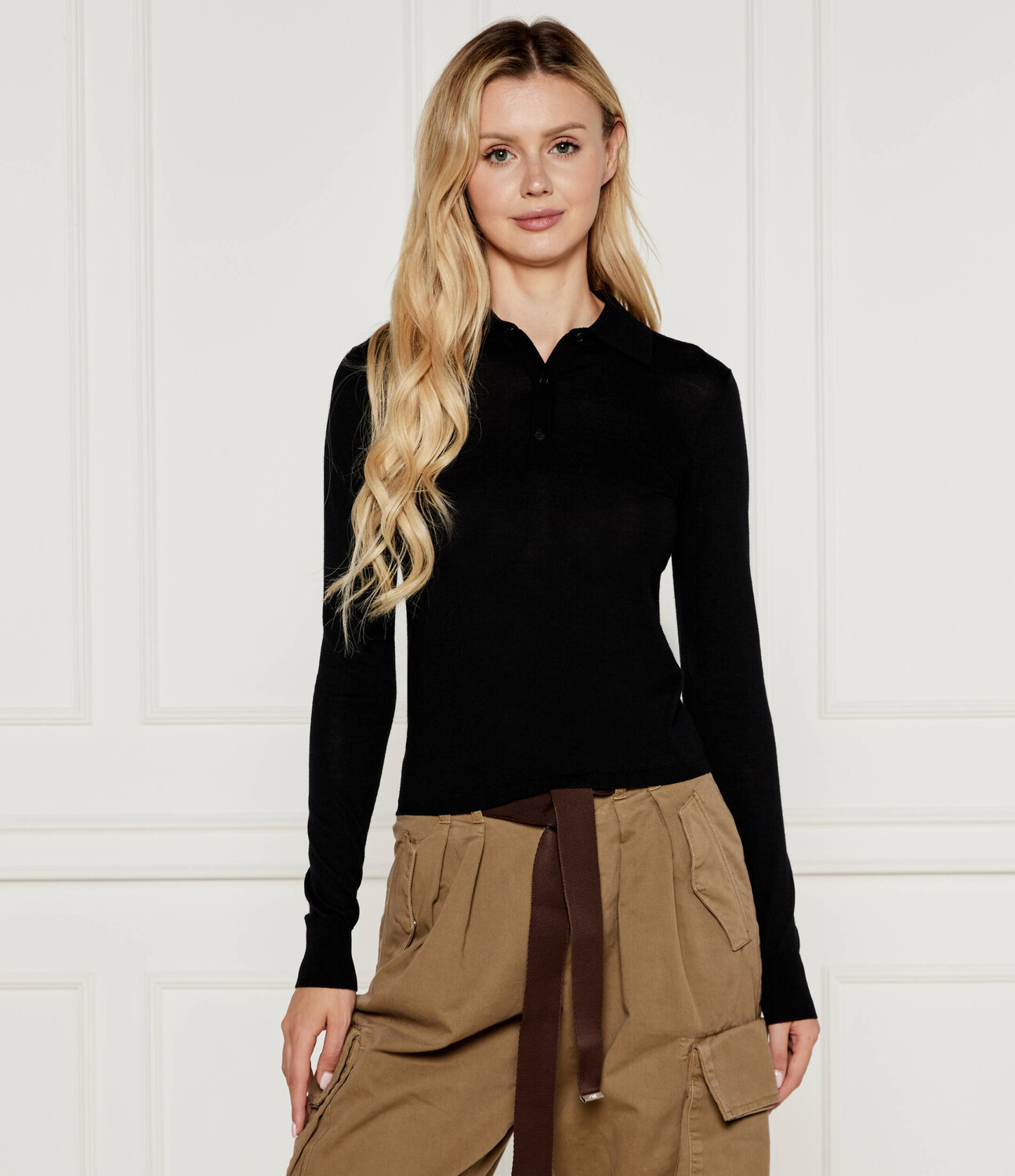 Свитер из шерсти Pinko LIQUOROSO Slim Fit, черный
Свитер из шерсти Pinko LIQUOROSO Slim Fit, черный