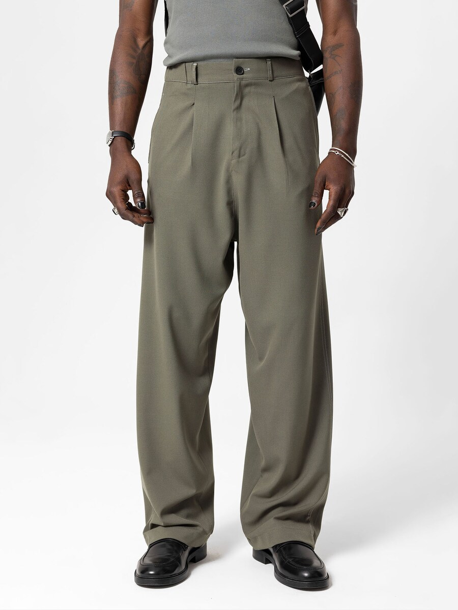 Брюки свободного кроя со складкой спереди VAMOS CLO Columbia, хаки
Брюки свободного кроя со складкой спереди VAMOS CLO Columbia, хаки