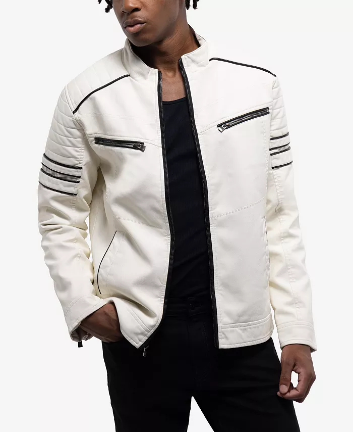 Мужская куртка из PU с подкладкой из искусственного мутона Xray, белый
Мужская куртка из PU с подкладкой из искусственного мутона Xray, белый