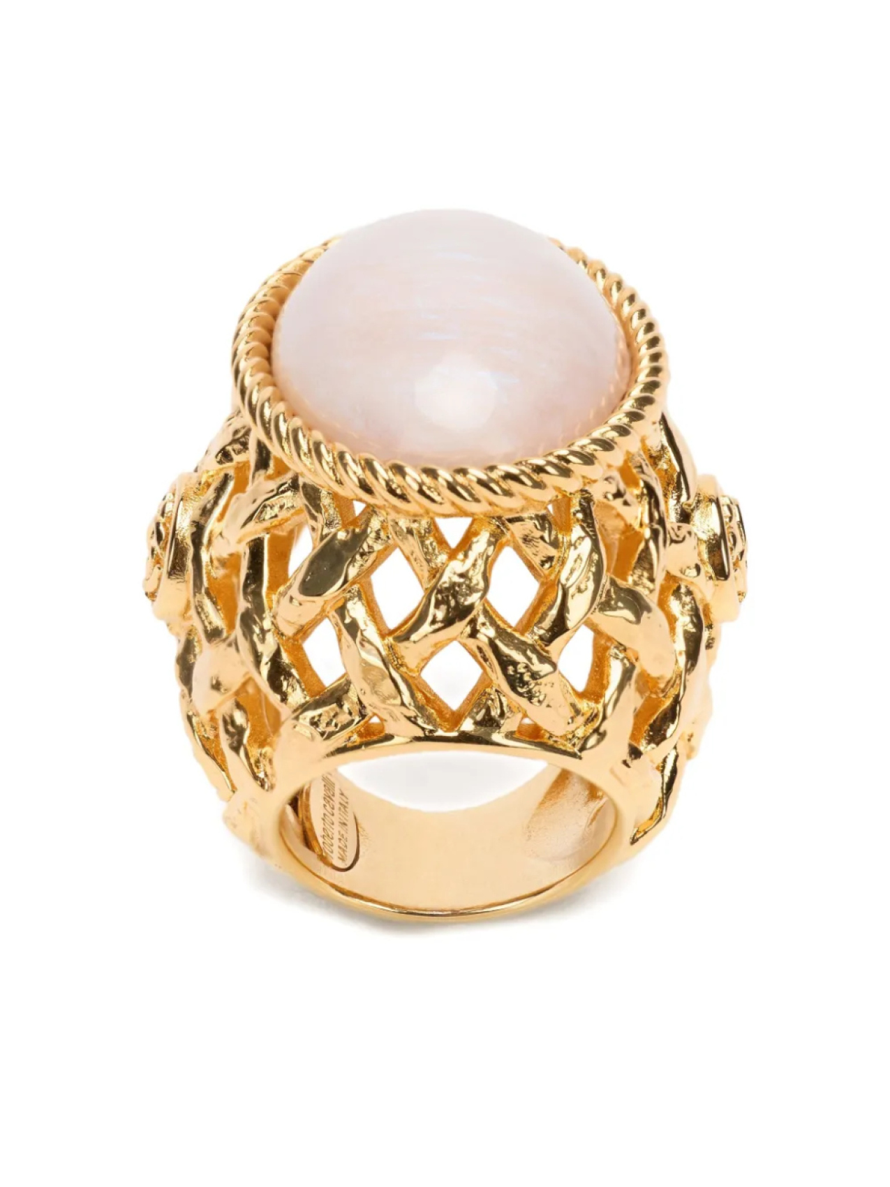 Декорированное кольцо Roberto Cavalli, золотой
Декорированное кольцо Roberto Cavalli, золотой
