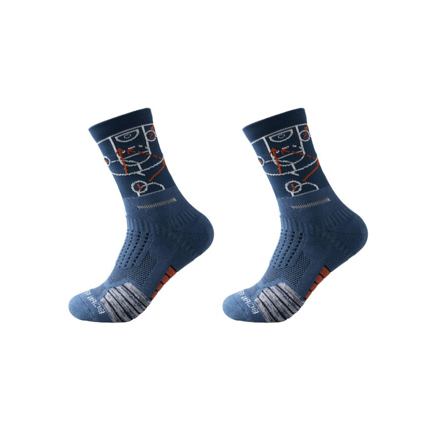 Мужские баскетбольные носки Combo Set MIANZHUWU, 2 pack (синий серый+синий серый)
Мужские баскетбольные носки Combo Set MIANZHUWU, 2 pack (синий серый+синий серый)