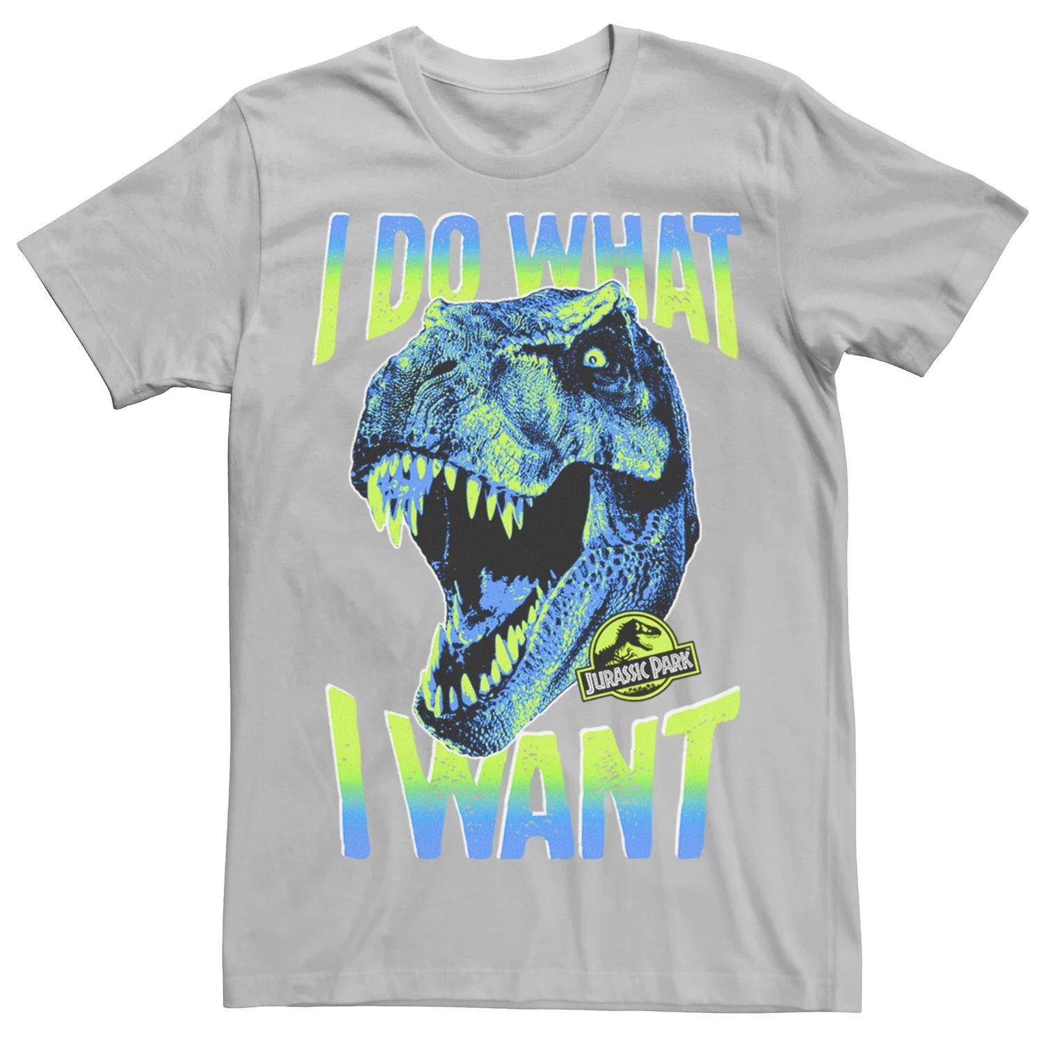 Мужская футболка Jurassic Park T-Rex I Do What I Want Licensed Character, серебристый
Мужская футболка Jurassic Park T-Rex I Do What I Want Licensed Character, серебристый