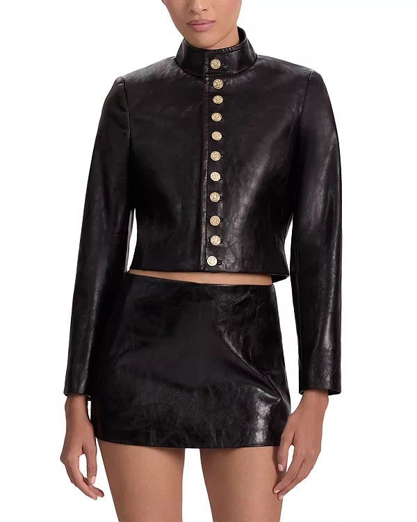 Куртка из искусственной кожи Emerson Alice And Olivia, черный
Куртка из искусственной кожи Emerson Alice And Olivia, черный