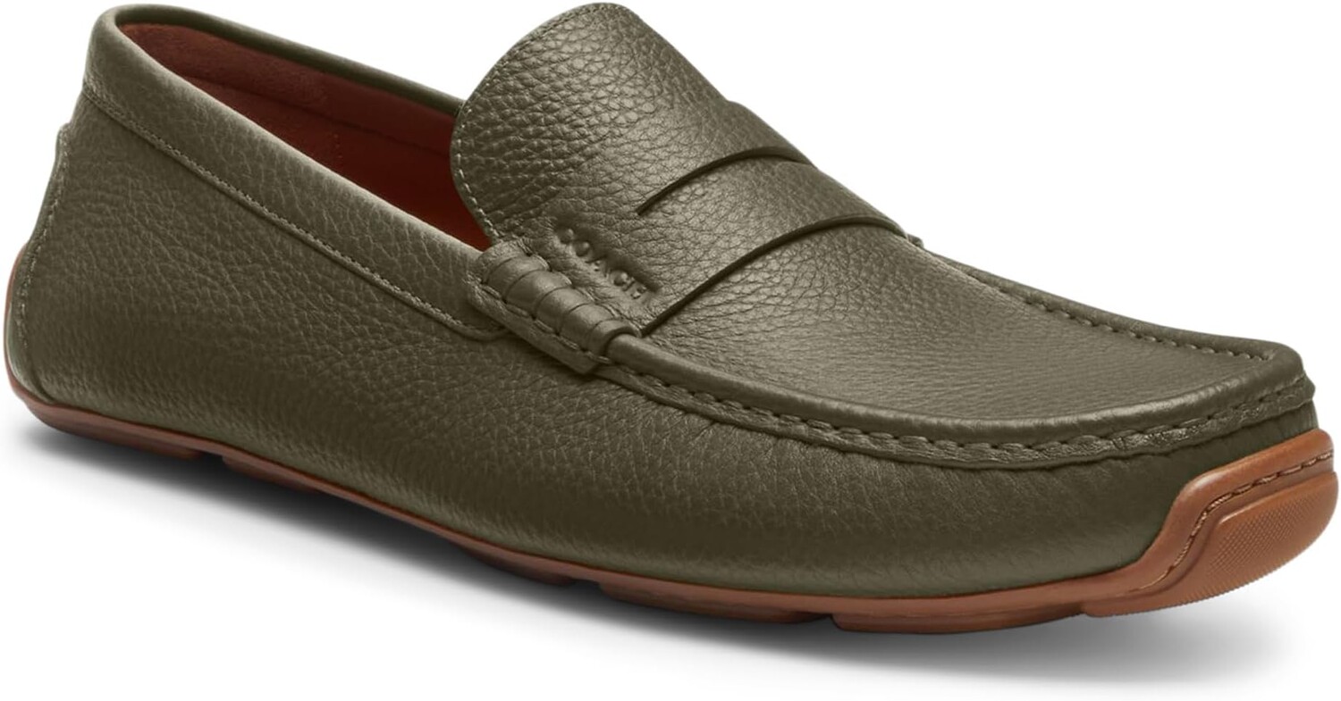 Лоферы COACH Luca Leather Driver, цвет Army Green
Лоферы COACH Luca Leather Driver, цвет Army Green