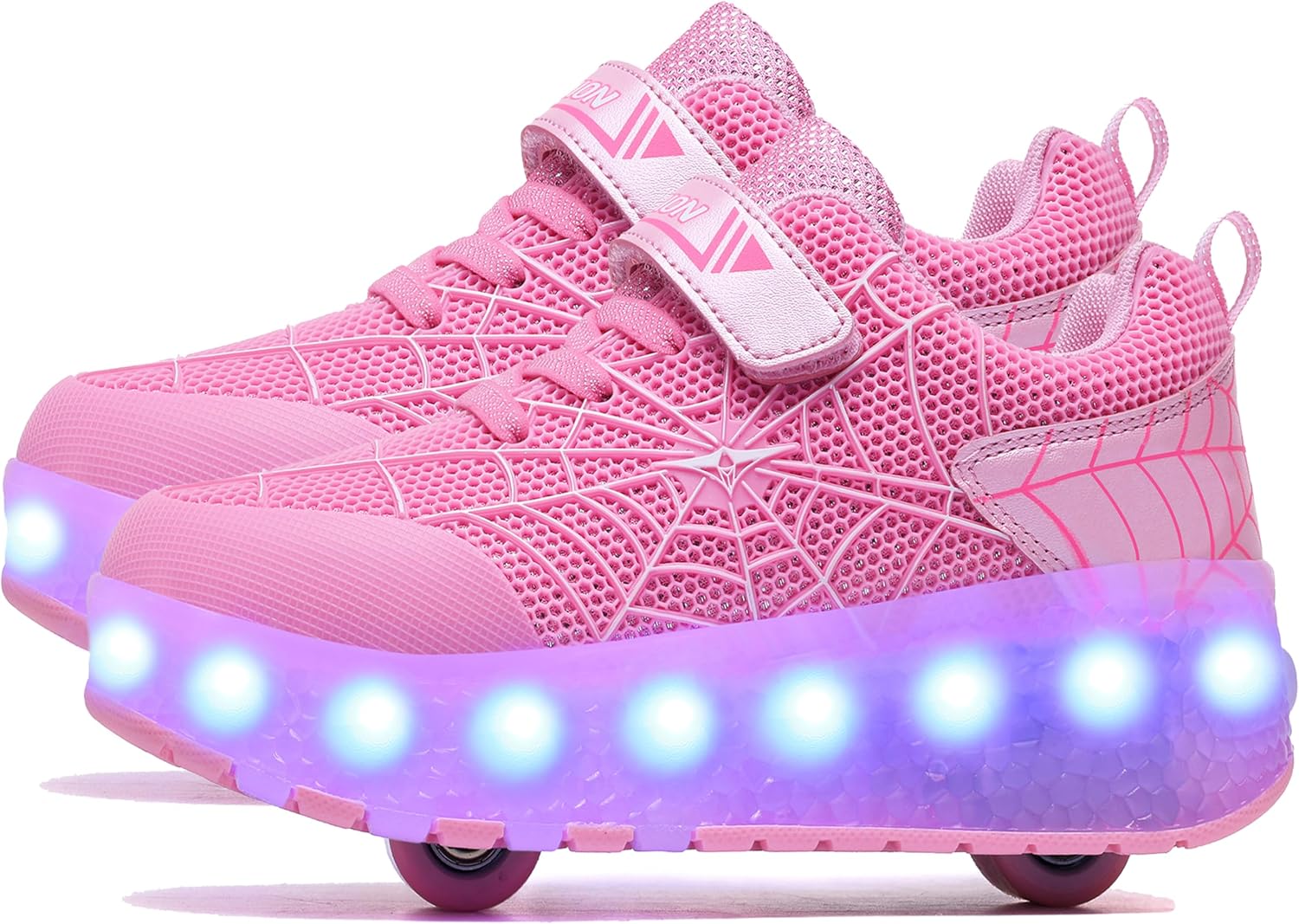 Детские роликовые кроссовки Aikuass с USB-подзарядкой и светящейся LED-подсветкой для мальчиков и девочек, розовый
Детские роликовые кроссовки Aikuass с USB-подзарядкой и светящейся LED-подсветкой для мальчиков и девочек, розовый
