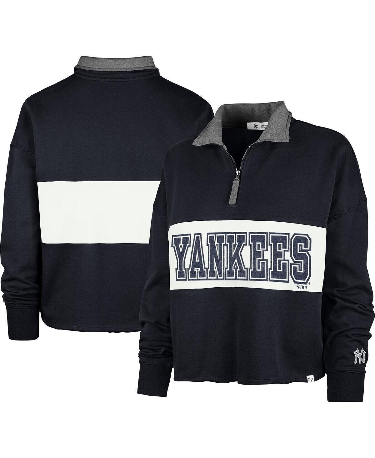 Женский темно-синий укороченный топ с молнией в четверть New York Yankees Remi '47 Brand, темно-синий
Женский темно-синий укороченный топ с молнией в четверть New York Yankees Remi '47 Brand, темно-синий