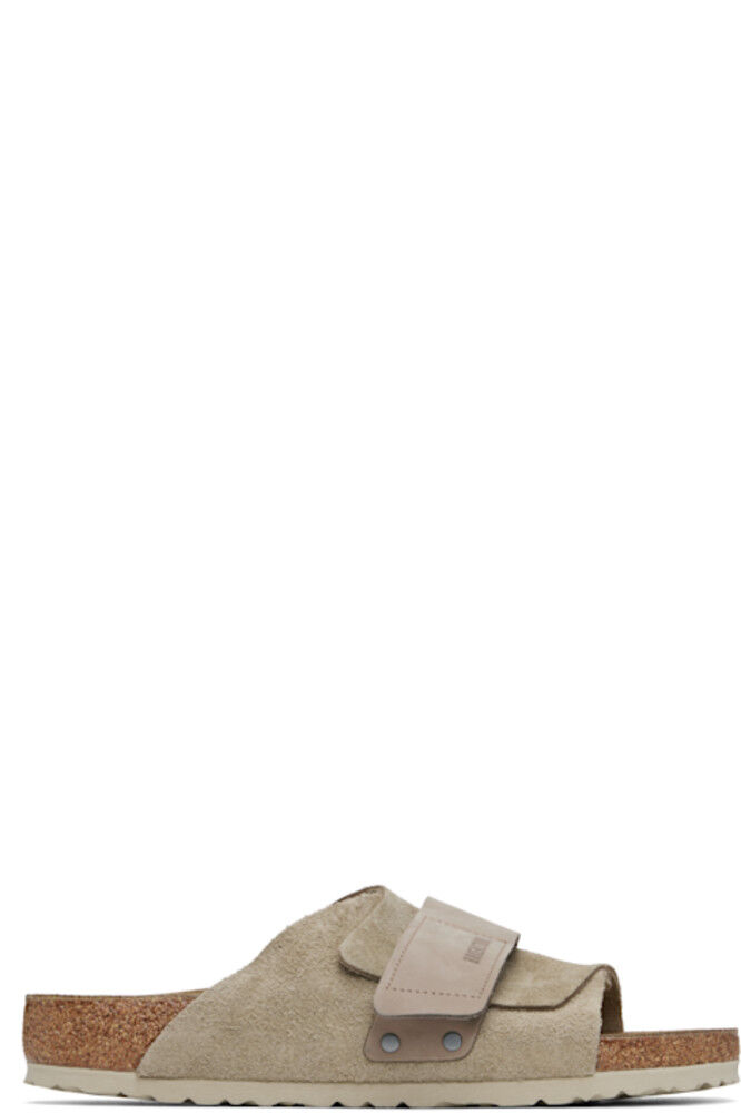 Сандалии серо-коричневого цвета Regular Kyoto Birkenstock
Сандалии серо-коричневого цвета Regular Kyoto Birkenstock