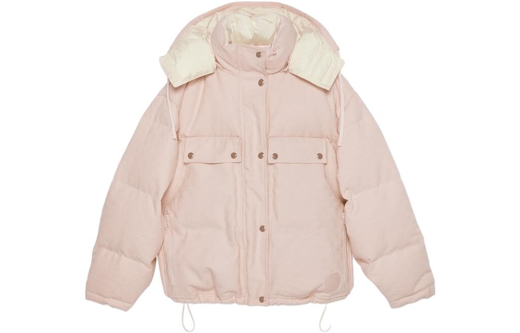 Пуховик женский Gucci с капюшоном, розовый
Пуховик женский Gucci с капюшоном, розовый