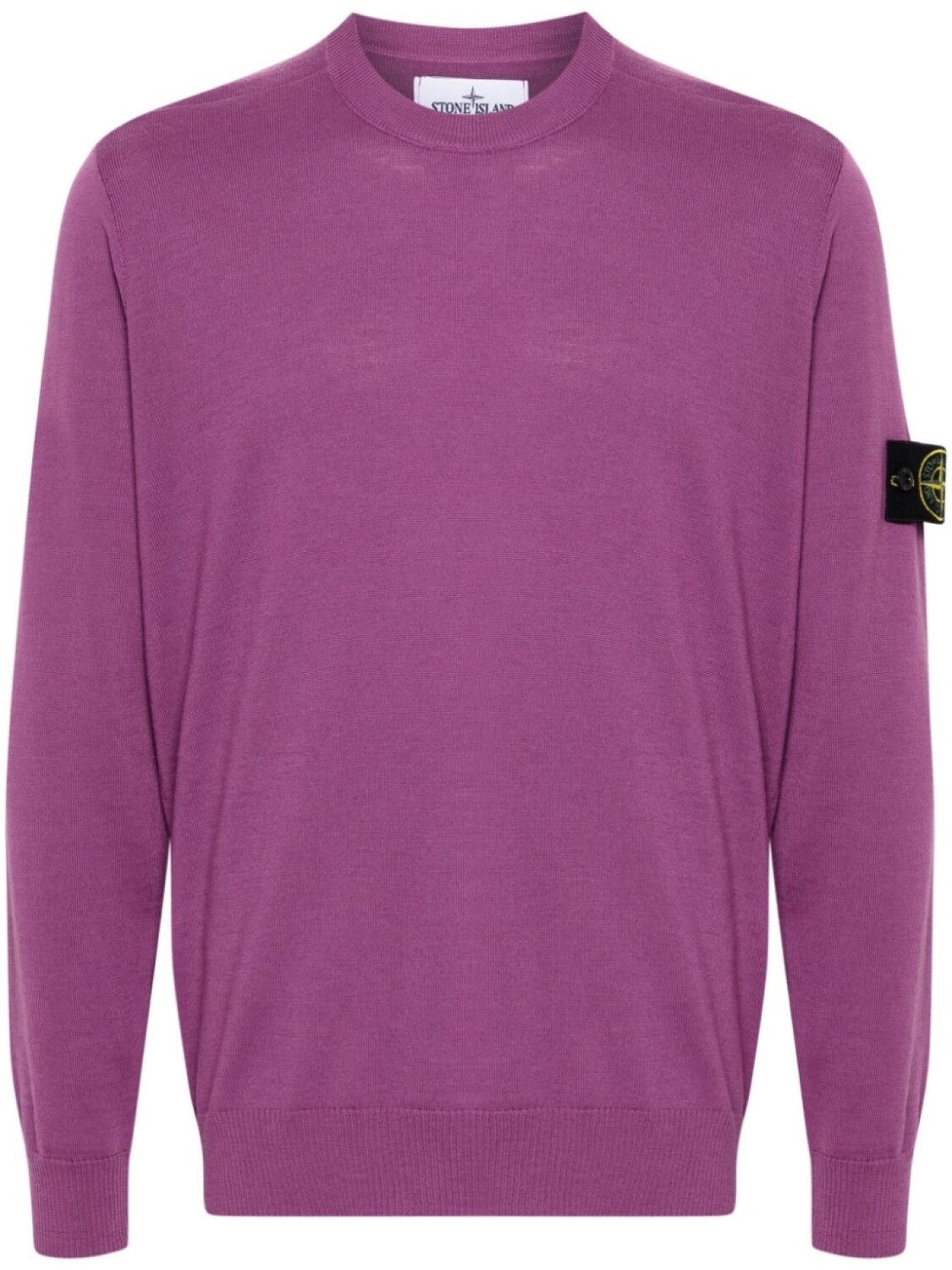 Stone Island свитер с нашивкой Compass, фиолетовый 
Stone Island свитер с нашивкой Compass, фиолетовый