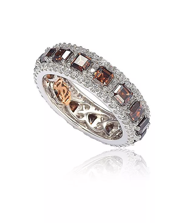 Кольцо Suzy Levian из стерлингового серебра с кубическим цирконием в стиле «Вечность» Suzy Levian New York, brown
Кольцо Suzy Levian из стерлингового серебра с кубическим цирконием в стиле «Вечность» Suzy Levian New York, brown