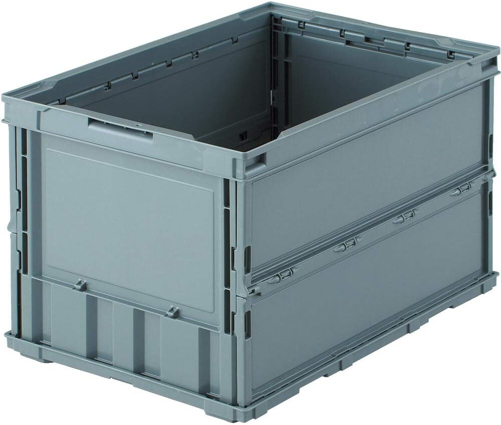 TRUSCO TR-O50B-GY Тонкий складной контейнер, 1,6 галлона (50 л), серый футляр для хранения, ящик для хранения, Gray
TRUSCO TR-O50B-GY Тонкий складной контейнер, 1,6 галлона (50 л), серый футляр для хранения, ящик для хранения, Gray
