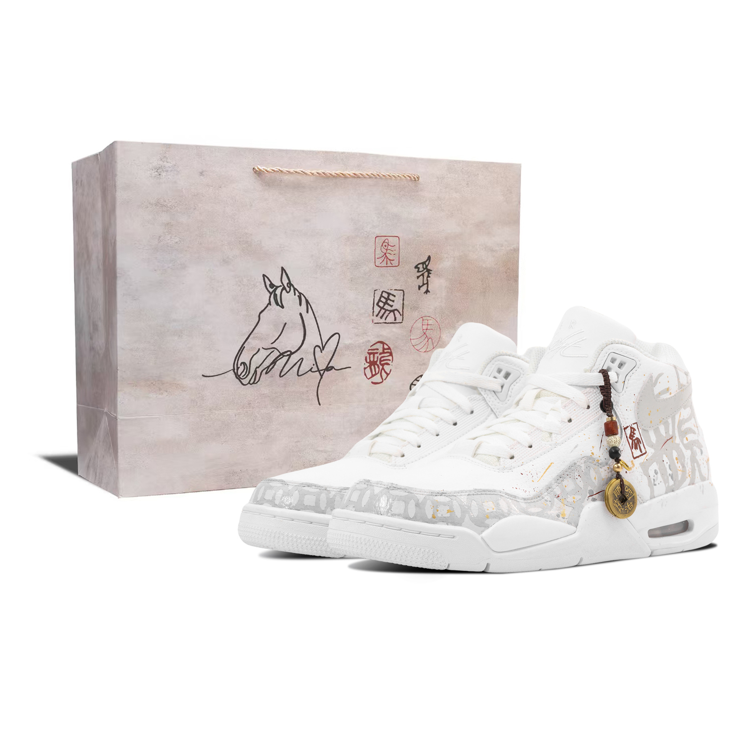 Кроссовки баскетбольные Flight Legacy из искусственной кожи, устойчивые к скольжению и истиранию, мид-топ, винтажные, унисекс, белые Nike, белый
Кроссовки баскетбольные Flight Legacy из искусственной кожи, устойчивые к скольжению и истиранию, мид-топ, винтажные, унисекс, белые Nike, белый