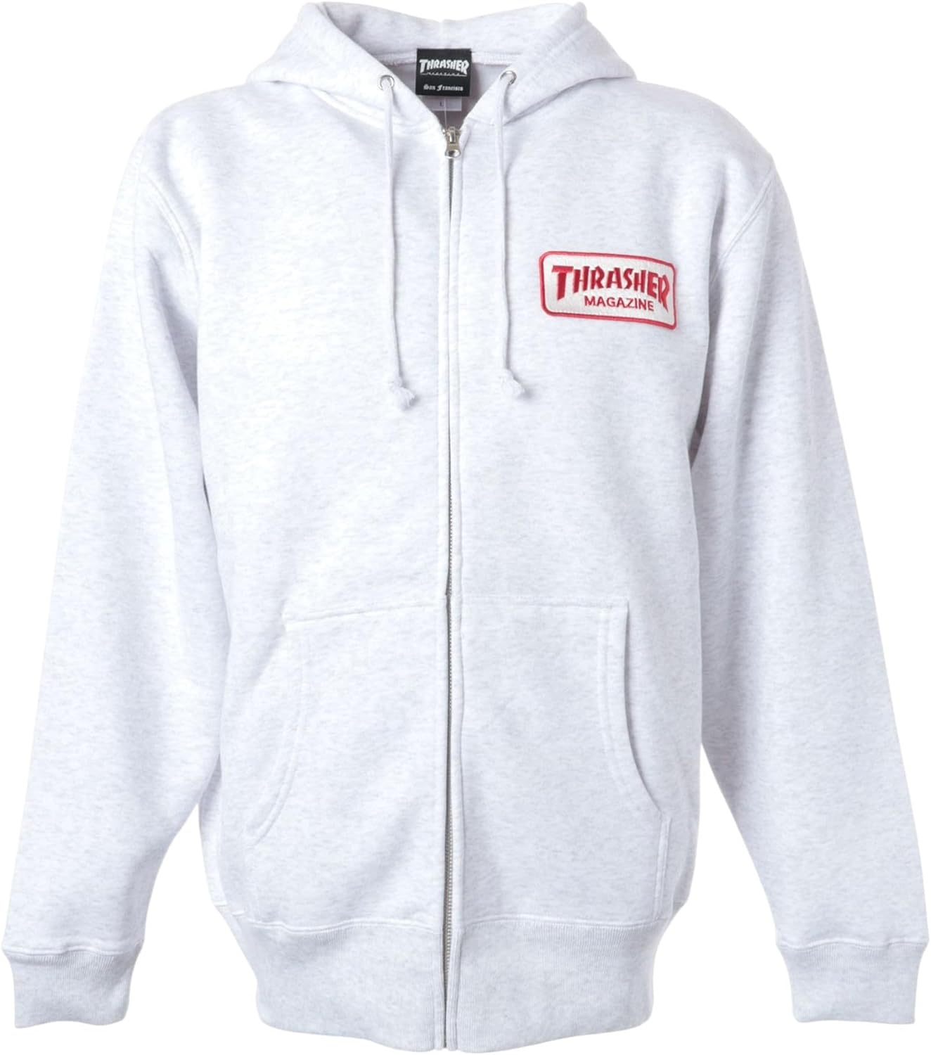 Мужская толстовка Thrasher TH56001 на молнии с капюшоном (логотип бренда), классическая модель, белый/красный
Мужская толстовка Thrasher TH56001 на молнии с капюшоном (логотип бренда), классическая модель, белый/красный