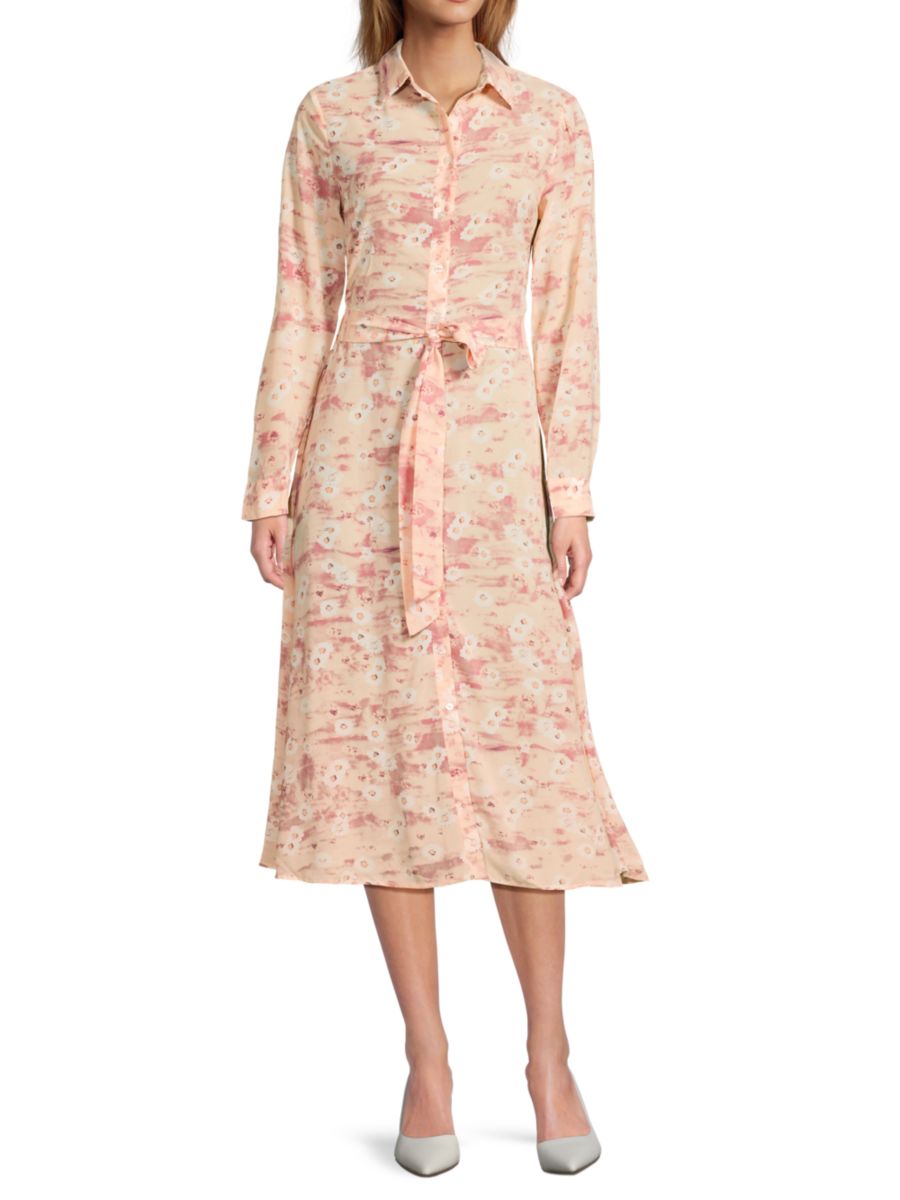 Платье макси с длинными рукавами и цветочным принтом YAL New York, розовый
Платье макси с длинными рукавами и цветочным принтом YAL New York, розовый