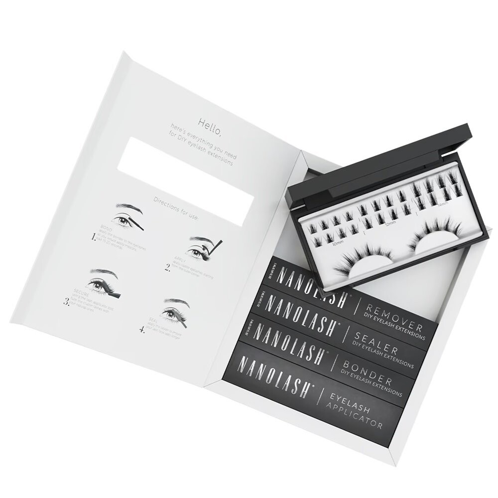 Приклеивание ресниц Набор Nanolash FLIRTY - ресницы для самостоятельного нанесения
Приклеивание ресниц Набор Nanolash FLIRTY - ресницы для самостоятельного нанесения
