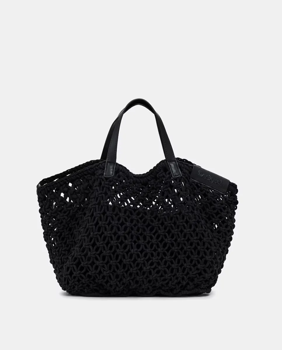 Мини-сумка-бандельера вязаная крючком Desigual, черный
Мини-сумка-бандельера вязаная крючком Desigual, черный