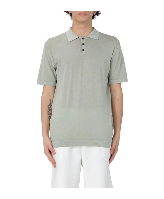 Вязаная рубашка-поло с короткими рукавами. Peuterey, зеленый
Вязаная рубашка-поло с короткими рукавами. Peuterey, зеленый