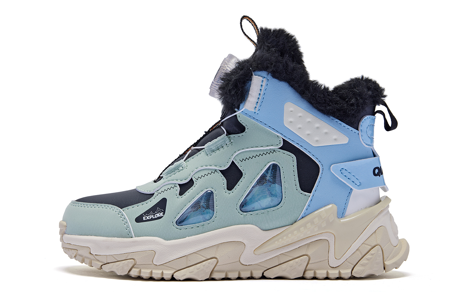 Противоскользящие износостойкие высокие мягкие кроссовки для детей 3–7 лет QIAODAN, черный/зеленый
Противоскользящие износостойкие высокие мягкие кроссовки для детей 3–7 лет QIAODAN, черный/зеленый