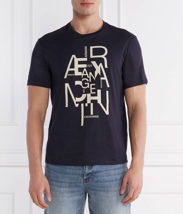Футболка мужская Armani Exchange с буквами, синий
Футболка мужская Armani Exchange с буквами, синий