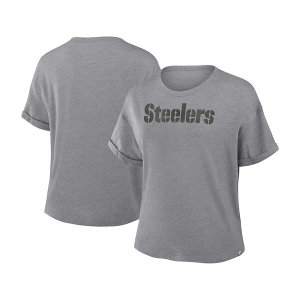 Женская футболка Pittsburgh Steelers трикотаж хитен серый Fanatics
Женская футболка Pittsburgh Steelers трикотаж хитен серый Fanatics