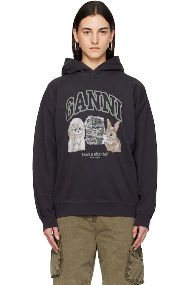 Ganni Черная толстовка с животным принтом, Черный, Ganni Черная толстовка с животным принтом
Ganni Черная толстовка с животным принтом, Черный, Ganni Черная толстовка с животным принтом