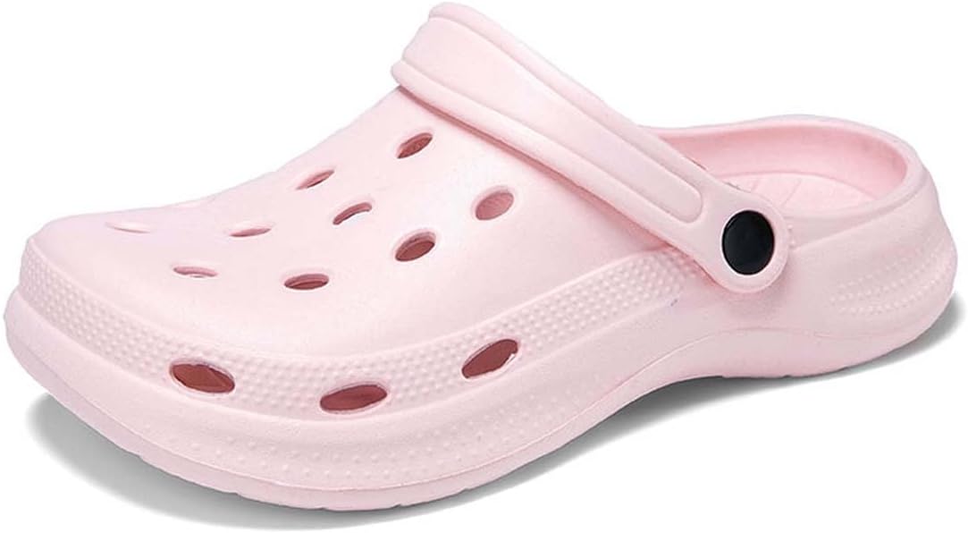 Садовые сандалии HYDLONGR для мужчин и женщин, легкие, дышащие, быстро сохнущие пляжные тапочки, нескользящие мюли, сабо, розовый
Садовые сандалии HYDLONGR для мужчин и женщин, легкие, дышащие, быстро сохнущие пляжные тапочки, нескользящие мюли, сабо, розовый