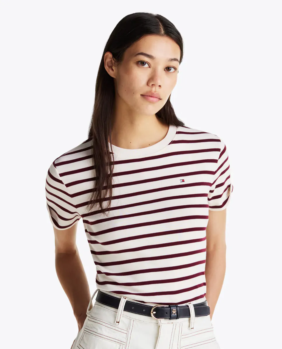 Женская футболка с короткими рукавами, с принтом и круглым вырезом Tommy Hilfiger, бежевый
Женская футболка с короткими рукавами, с принтом и круглым вырезом Tommy Hilfiger, бежевый