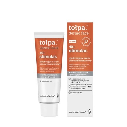 TOPPE Укрепляющий крем против морщин SPF 15 для дневного ухода Dermo Face 40+ Stimular 40 мл Tołpa
TOPPE Укрепляющий крем против морщин SPF 15 для дневного ухода Dermo Face 40+ Stimular 40 мл Tołpa