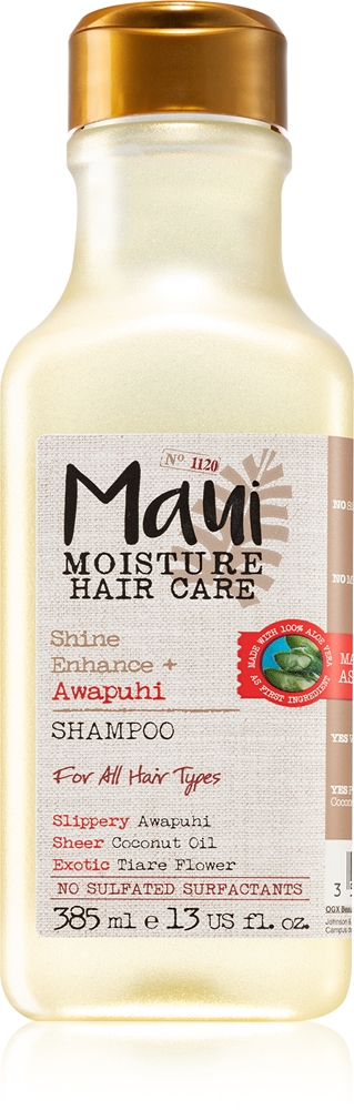 Шампунь для усиления блеска + авапухи для блеска и мягкости волос Maui Moisture, 385 мл
Шампунь для усиления блеска + авапухи для блеска и мягкости волос Maui Moisture, 385 мл